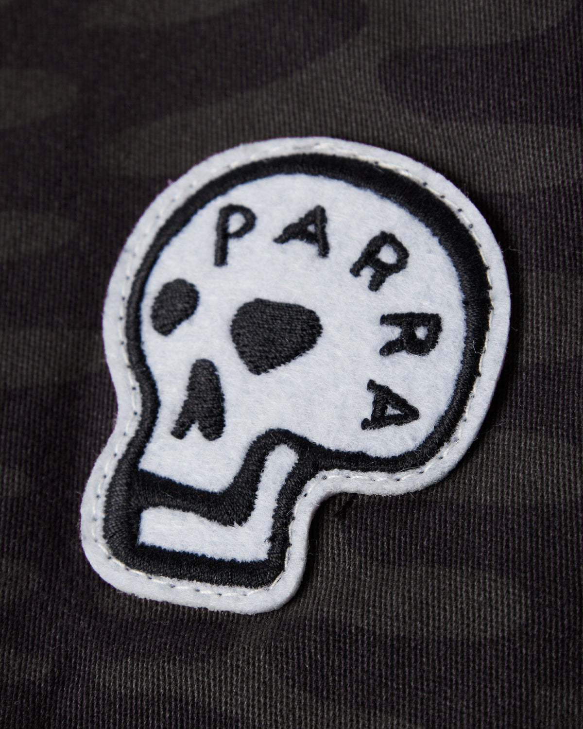 Parra Stitched Skull Pants Washed Grey Pants Parra 