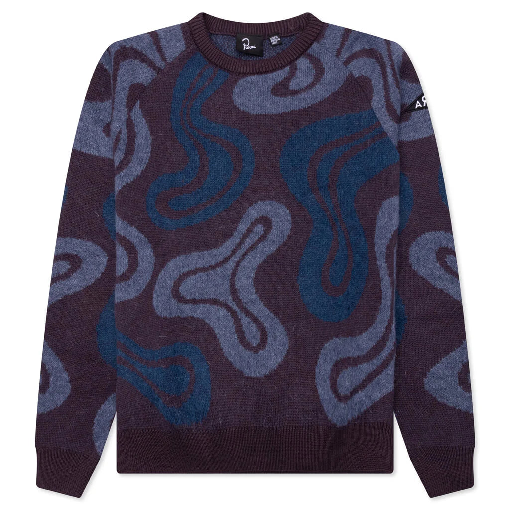 Parra Stupid Lava Lamp Sweater Dark Mahogany sweaters Parra 