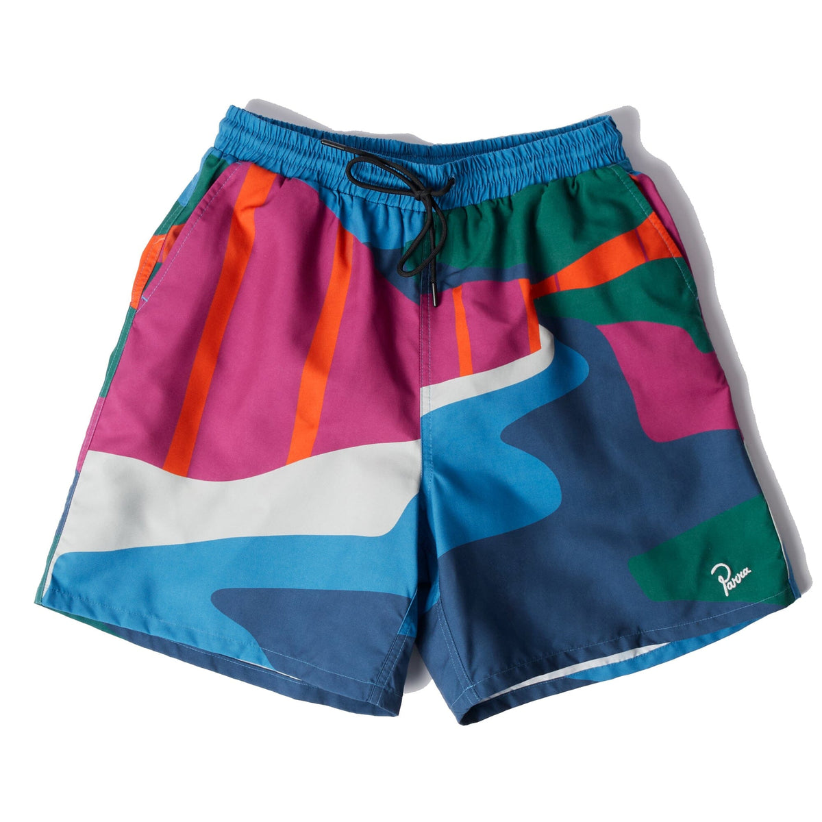 Parra The Festival Fence Swim Shorts Blue Shorts Parra 