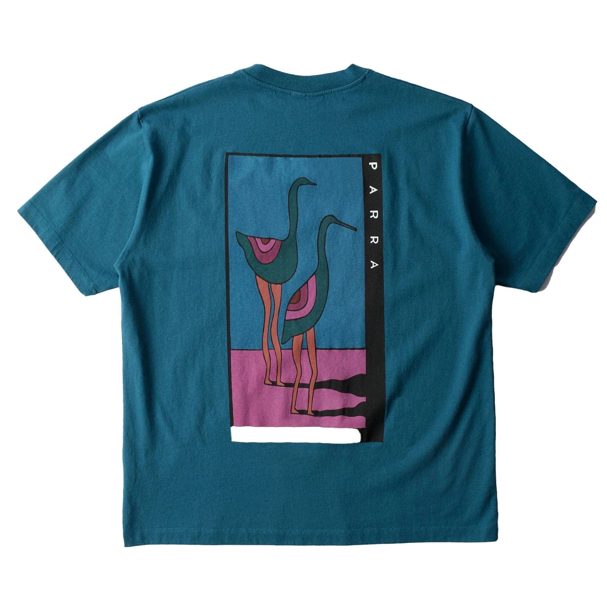 Parra The Stand Off Tee Deep Sea Green tees Parra 