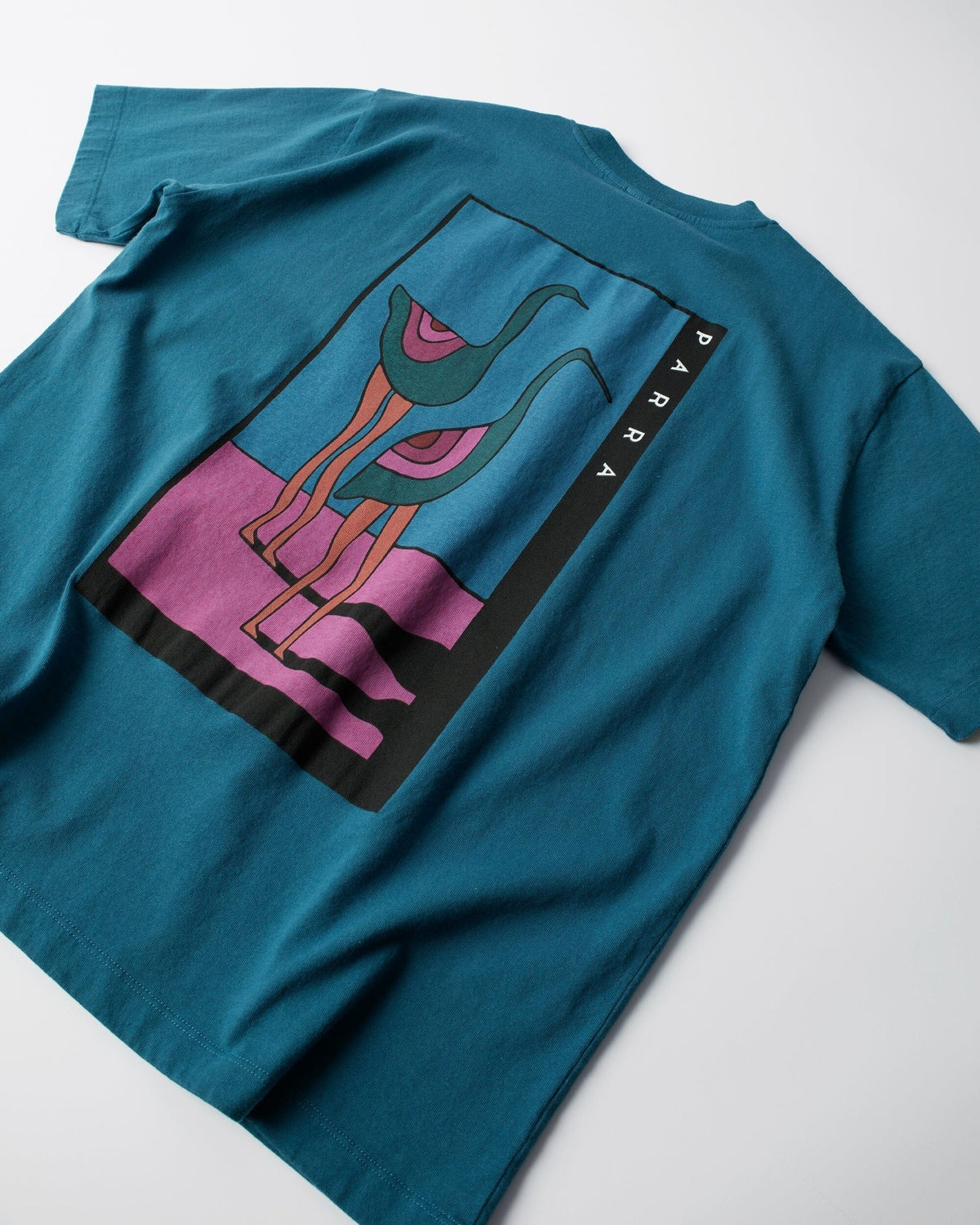 Parra The Stand Off Tee Deep Sea Green tees Parra 