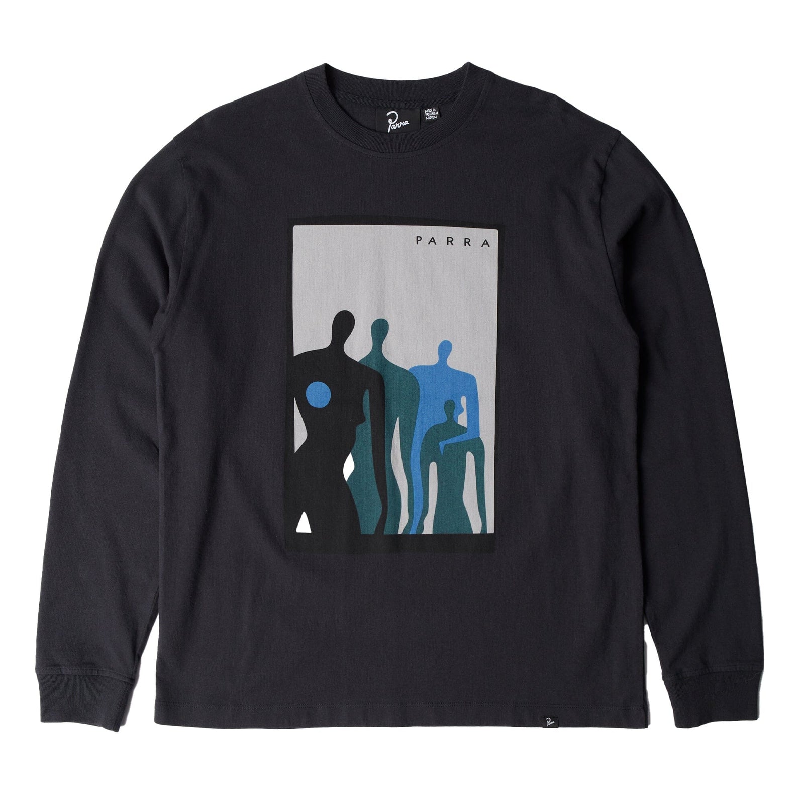 Parra The Visitors L/S Tee Black tees Parra 