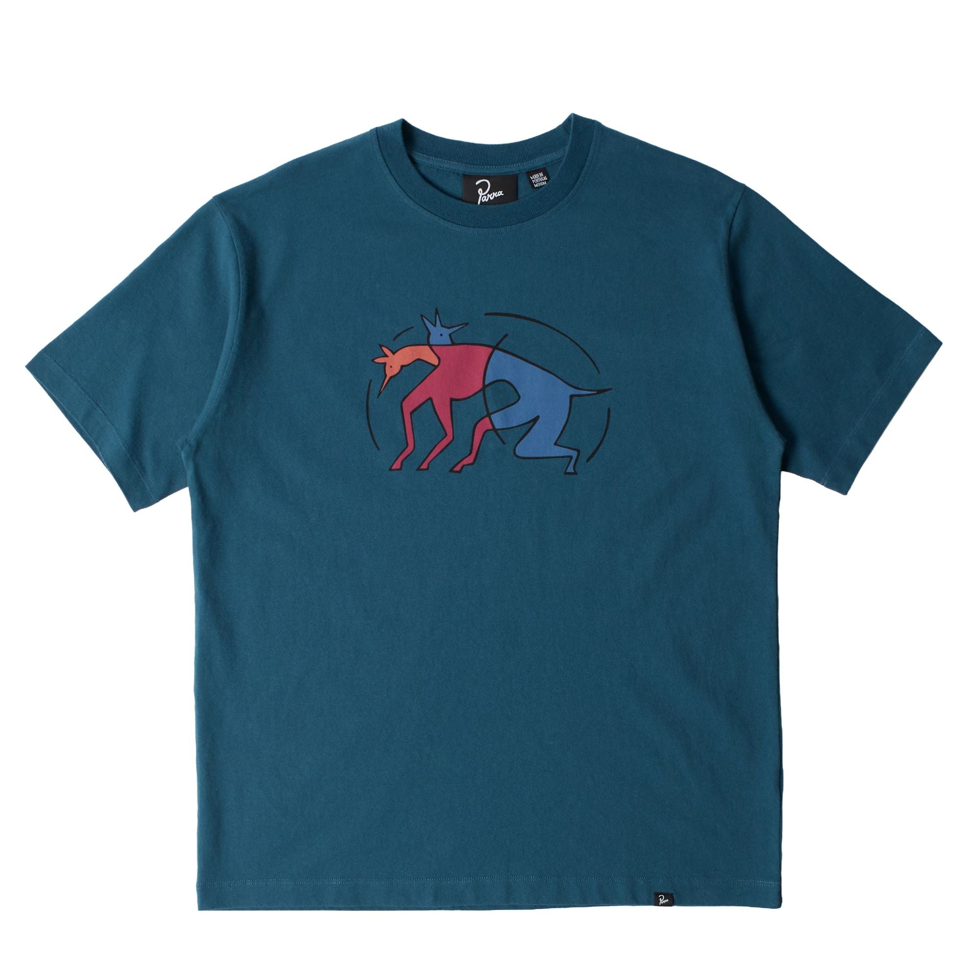 Parra The Zoomies Tee Mallard Green Tees Parra 