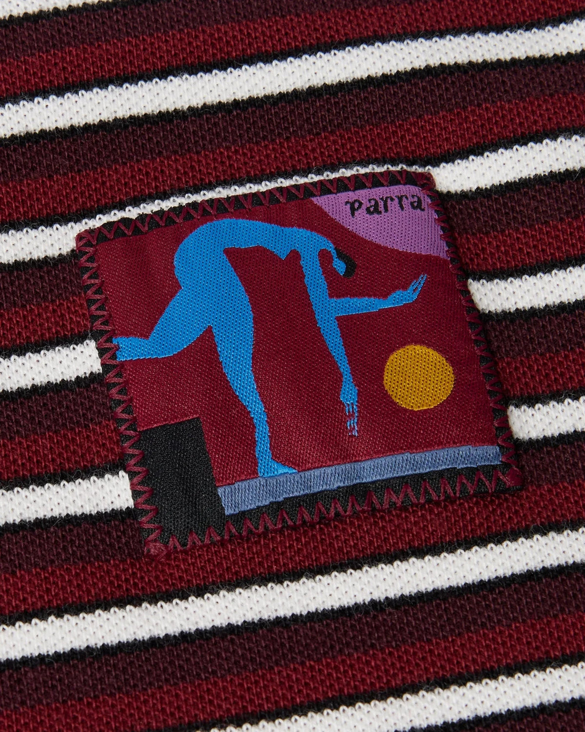Parra Tripped Stripes Pique L/S Shirt shirts Parra 