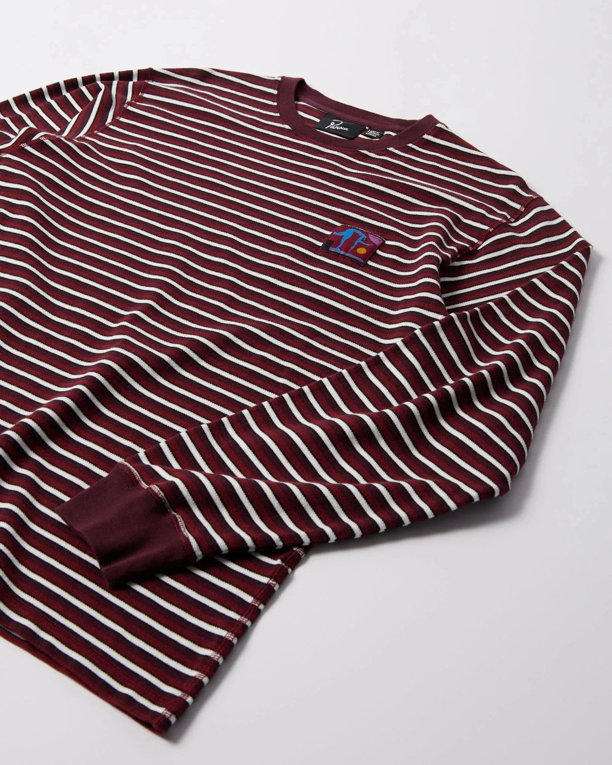 Parra Tripped Stripes Pique L/S Shirt shirts Parra 