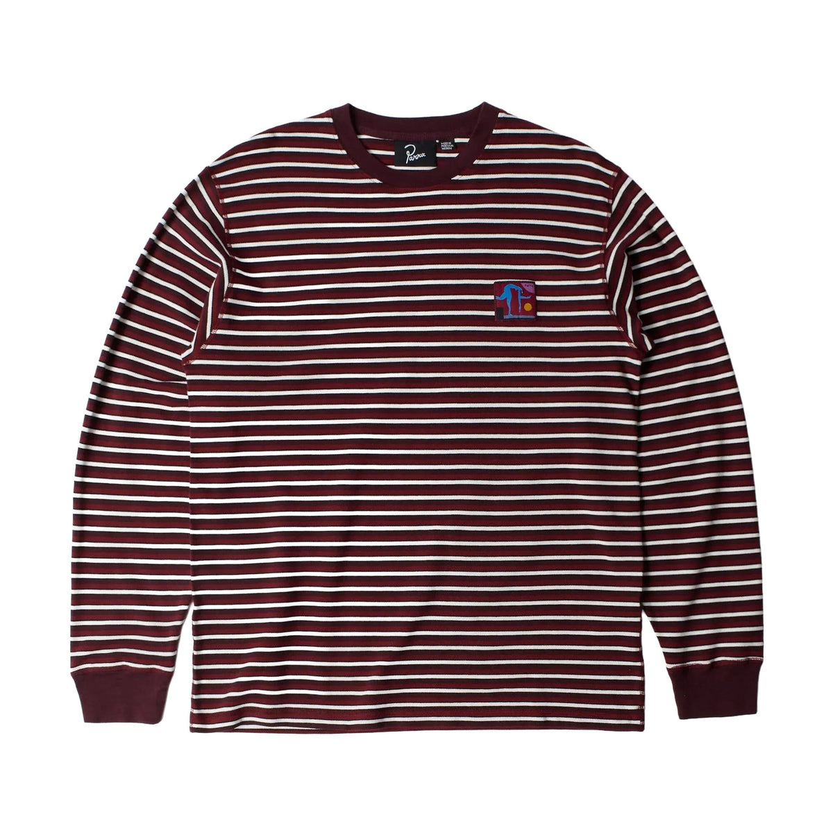 Parra Tripped Stripes Pique L/S Shirt shirts Parra 