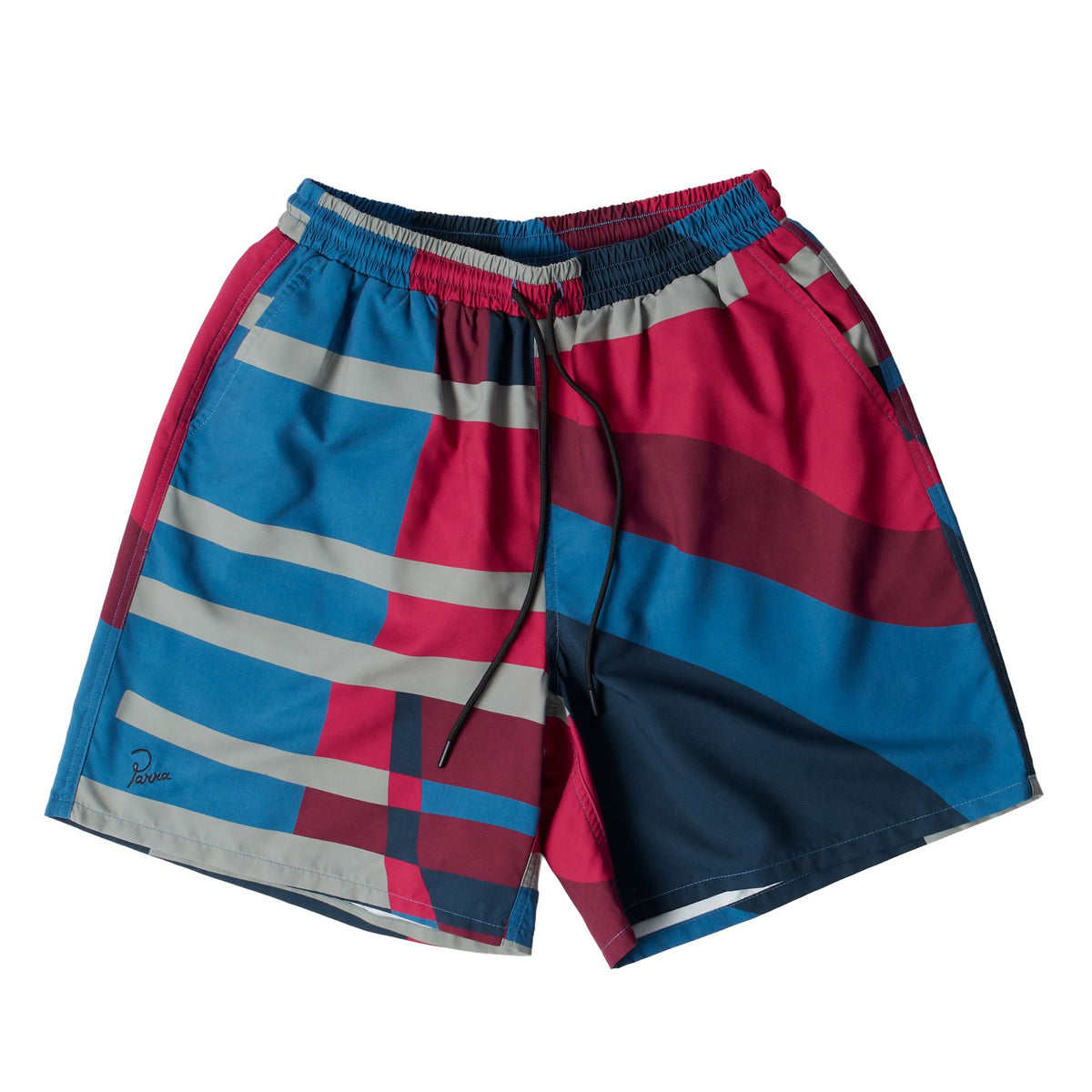Parra Vertical Forest Swim Shorts Blue Shorts Parra 