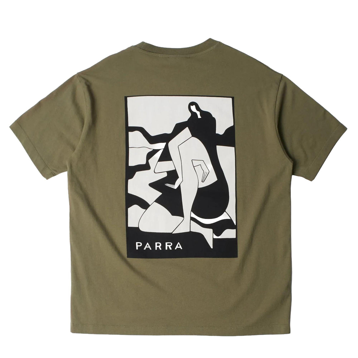 Parra Waiting for You Tee Green tees Parra 