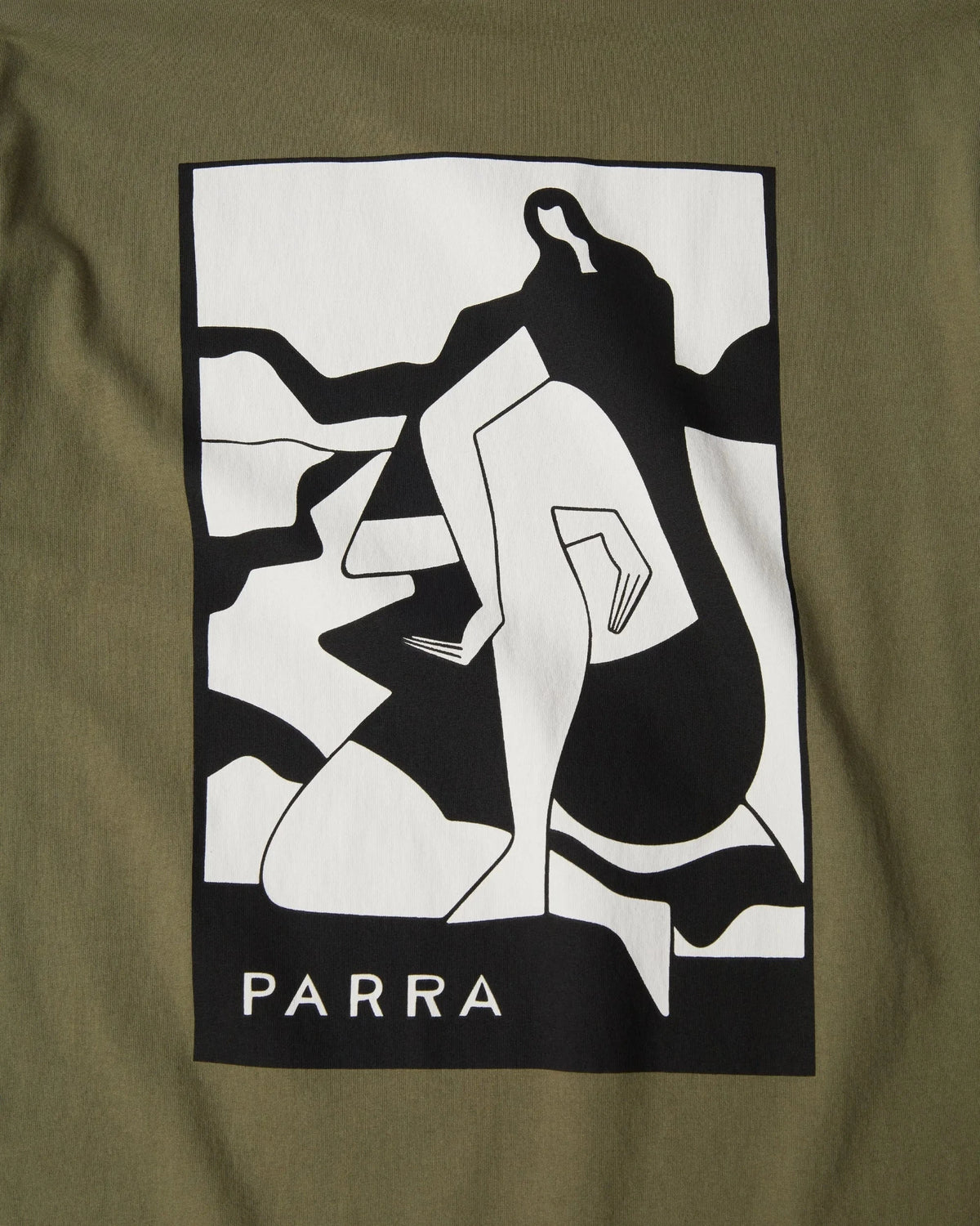 Parra Waiting for You Tee Green tees Parra 