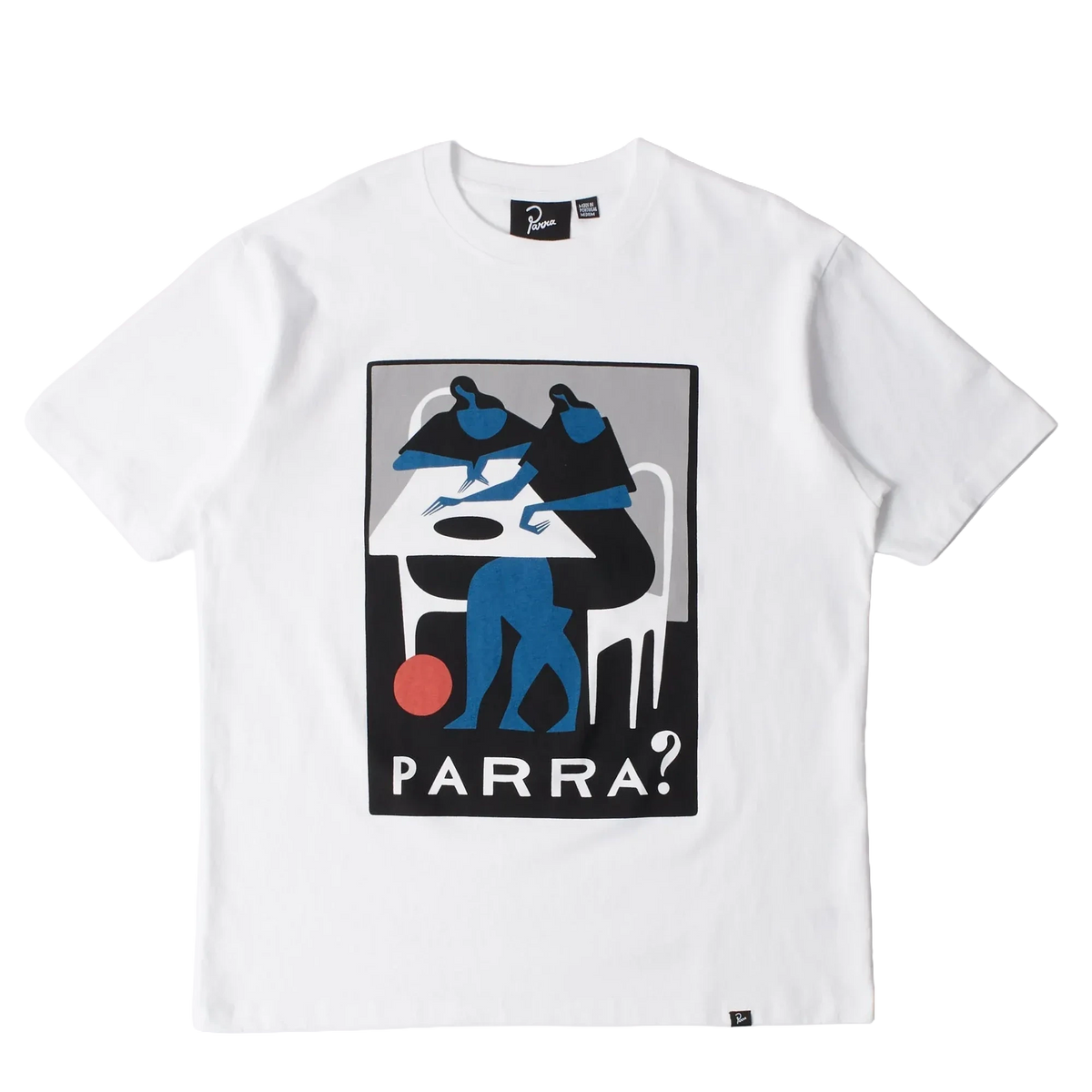 Parra What Is This Tee White Tees Parra 