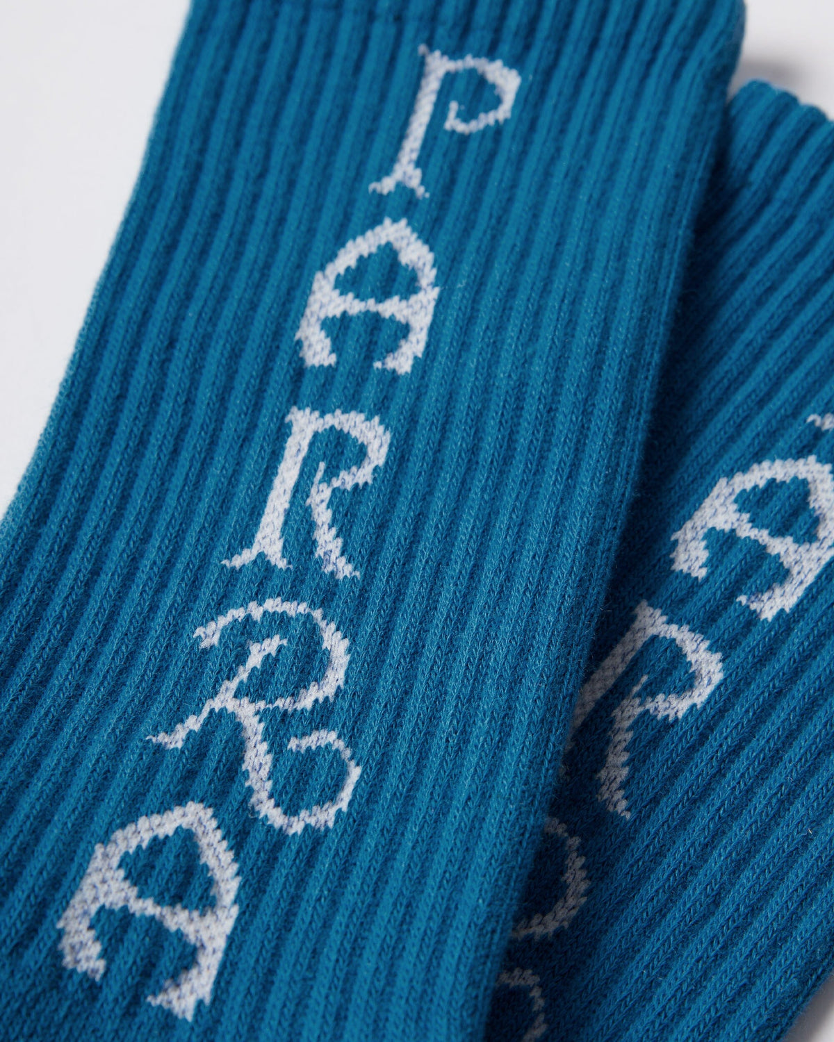 Parra Wordle Logo Crew Socks Blue Socks Parra 