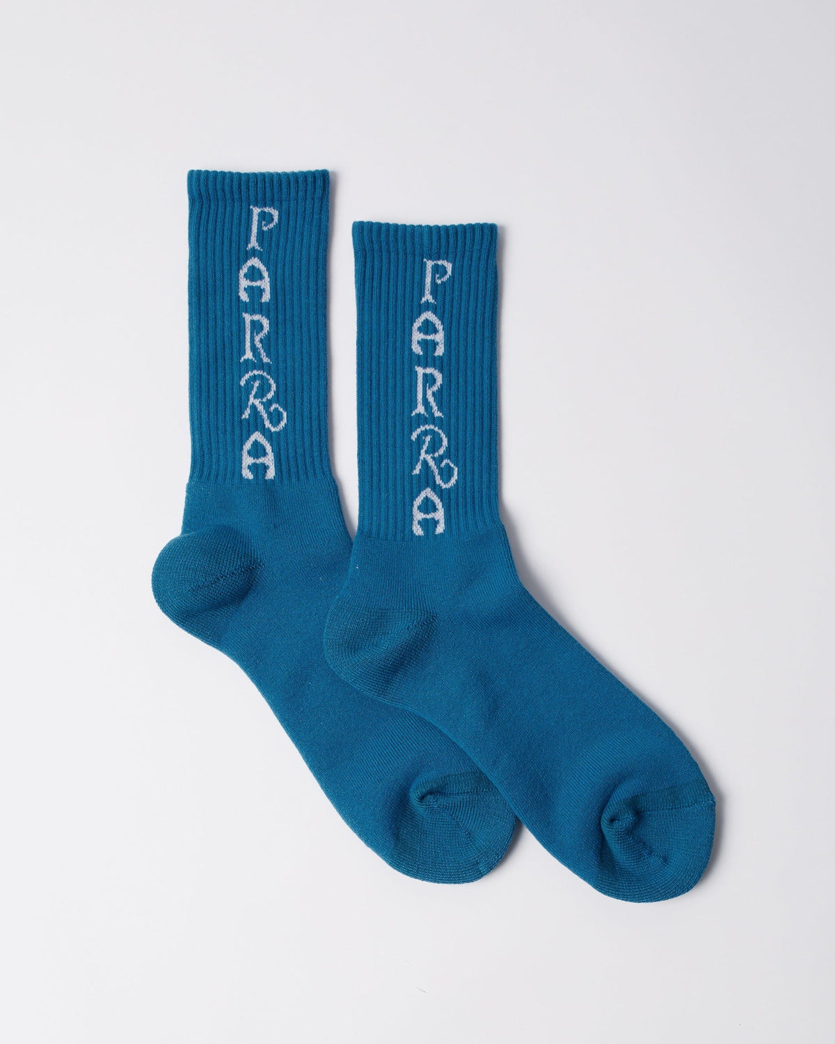 Parra Wordle Logo Crew Socks Blue Socks Parra 