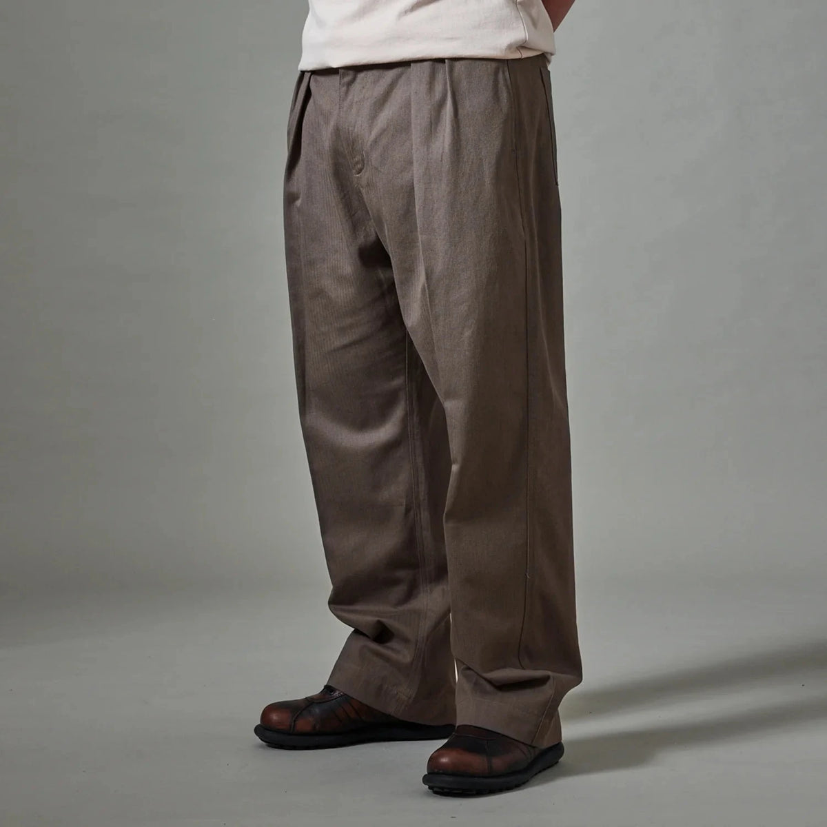 Passport Herringbone Leagues Club Pant Dusty Brown Pants PASS~PORT 