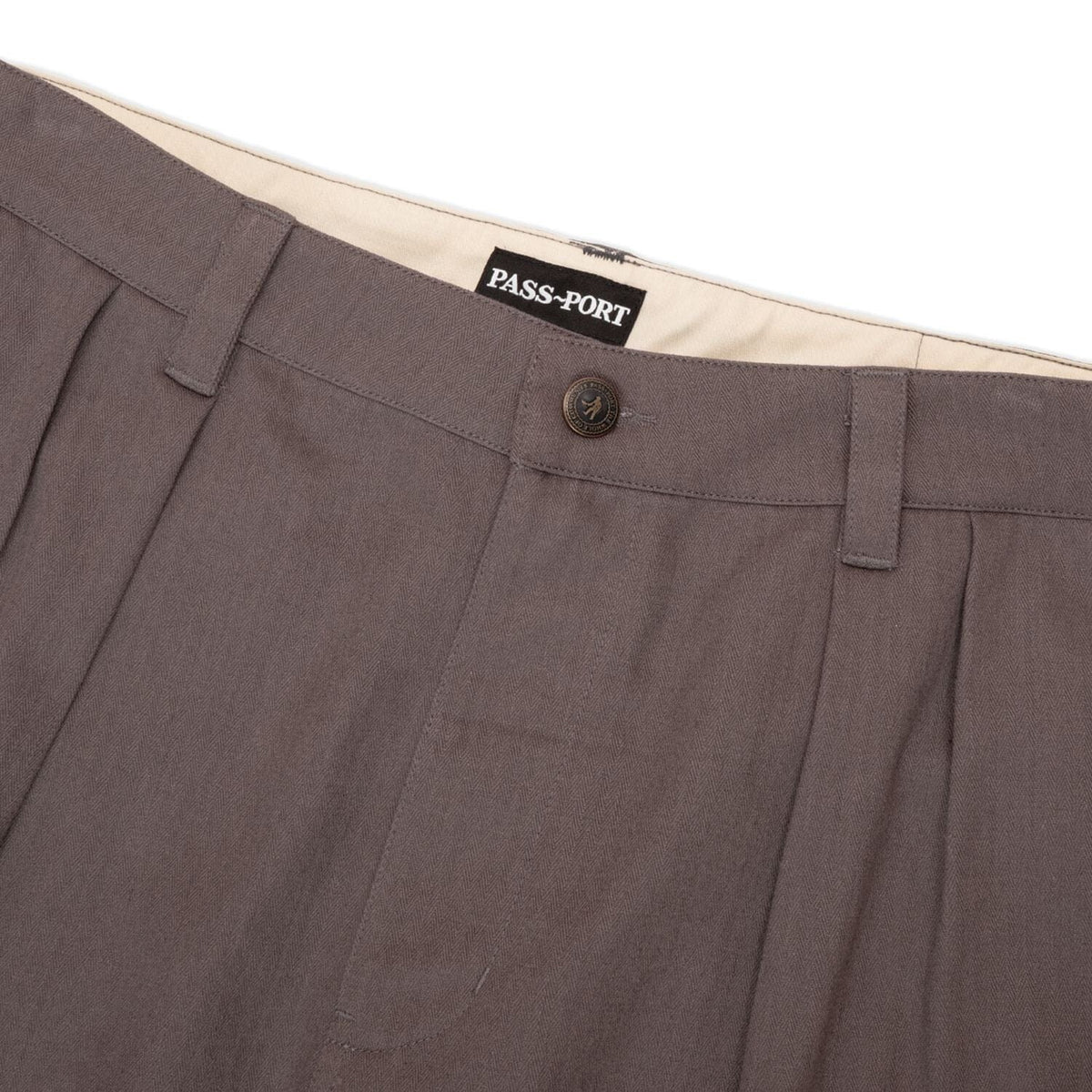 Passport Herringbone Leagues Club Pant Dusty Brown Pants PASS~PORT 