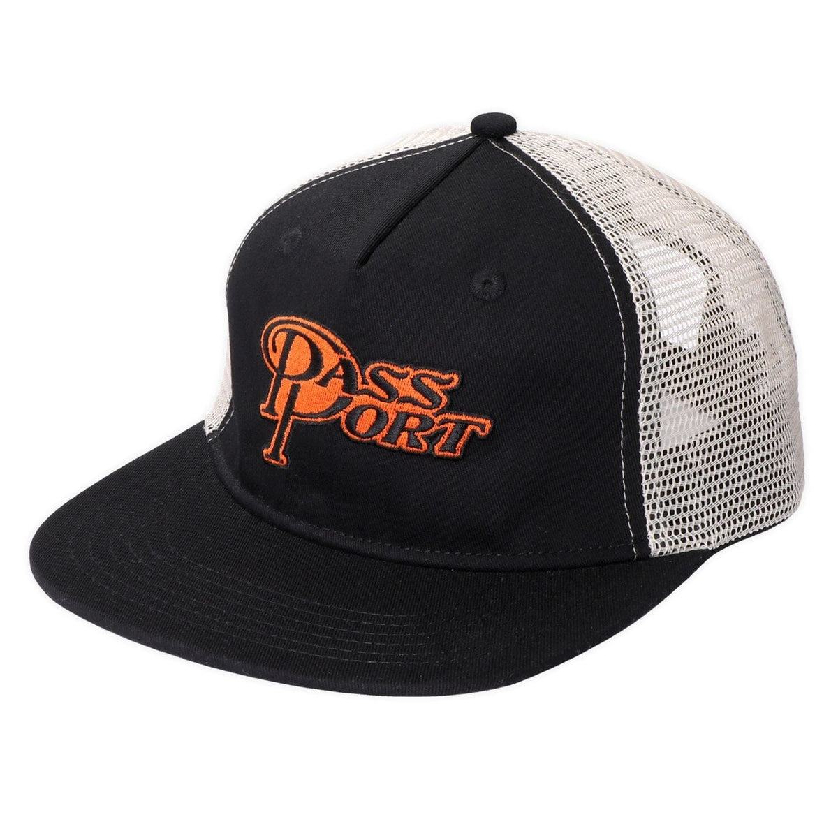 Passport Minimum Output Workers Trucker Cap Black hats PASS~PORT 