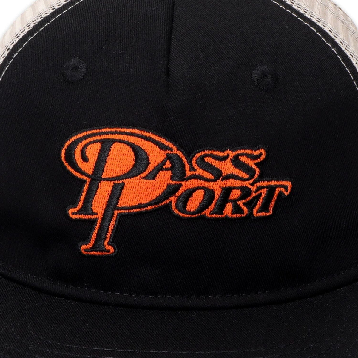 Passport Minimum Output Workers Trucker Cap Black hats PASS~PORT 