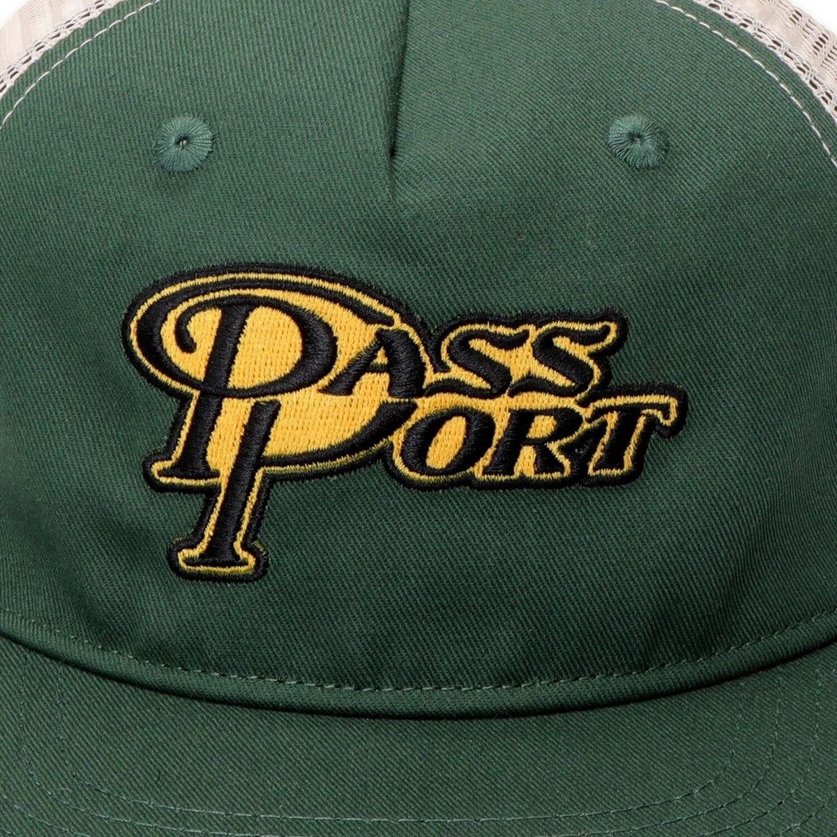 Passport Minimum Output Workers Trucker Cap Elm Green hats PASS~PORT 