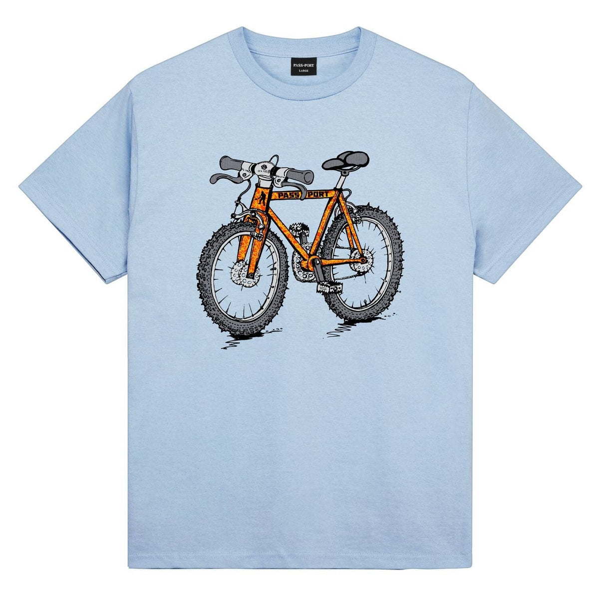 Passport One Speed Tee Stonewash Blue tees PASS~PORT 
