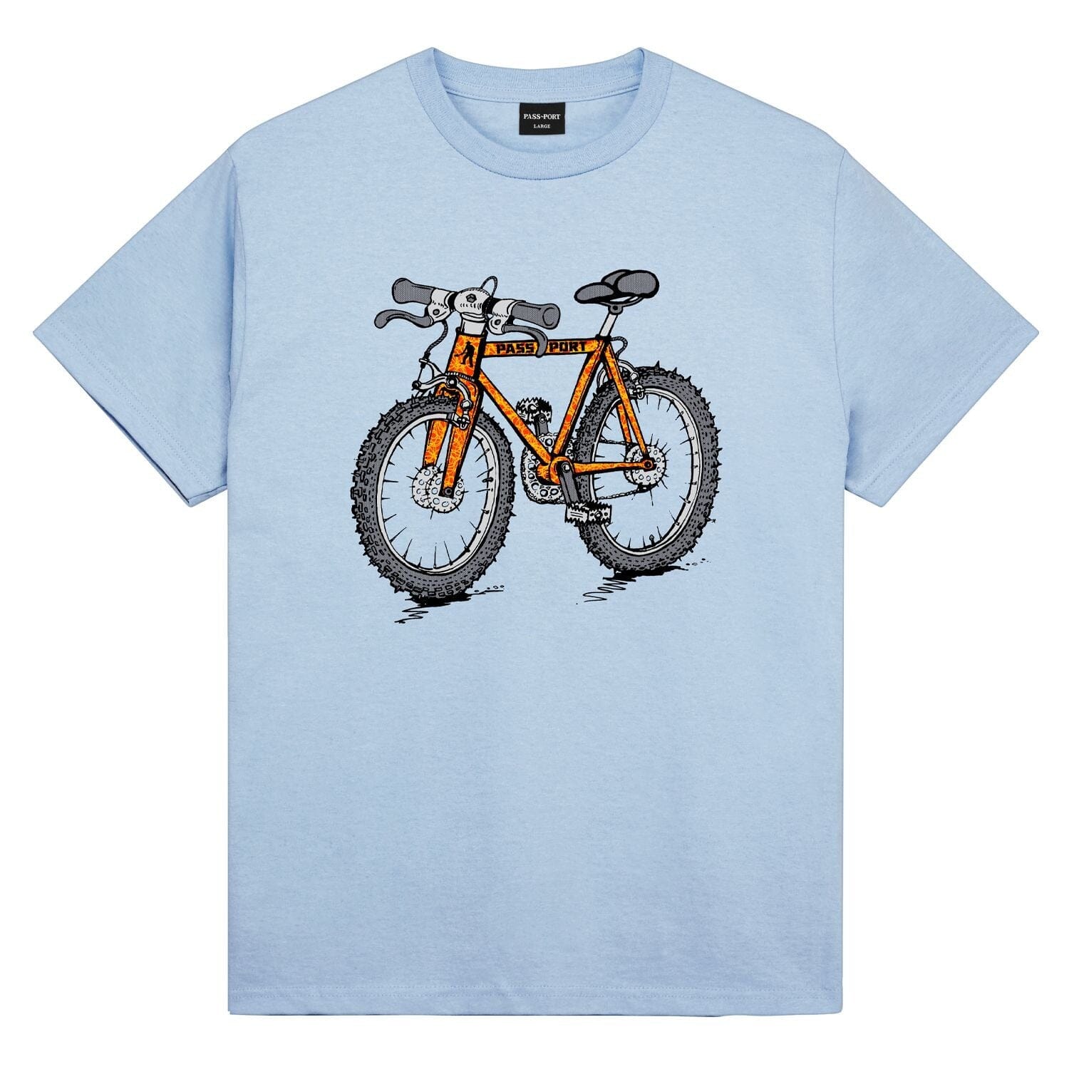 Passport One Speed Tee Stonewash Blue tees PASS~PORT 