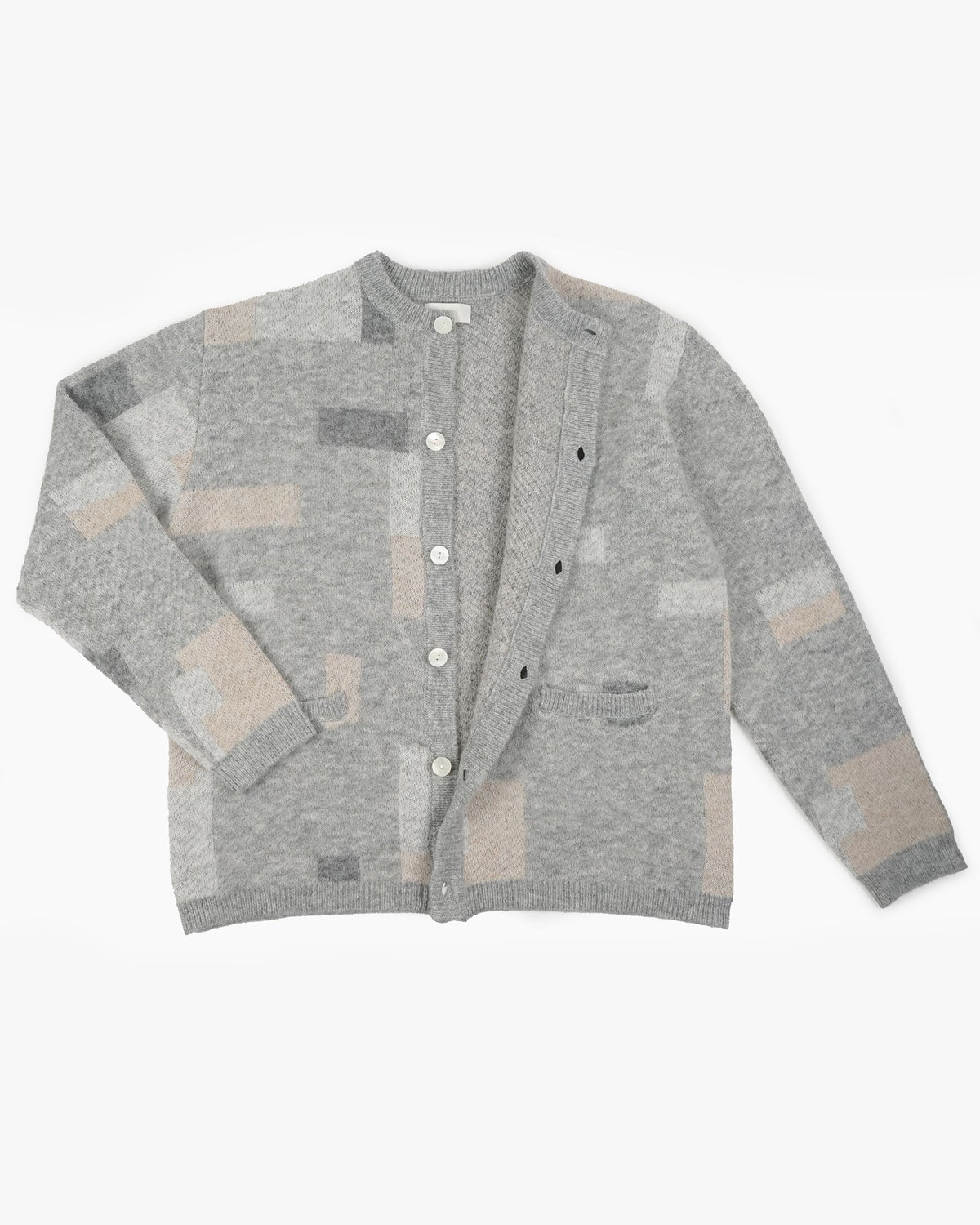 Pearl Buffed Cardigan Checkered sweaters Pearl 