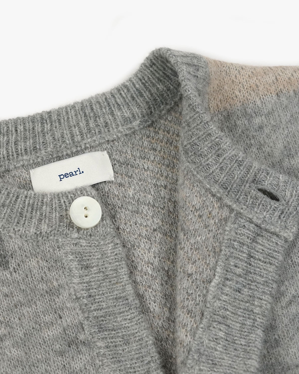 Pearl Buffed Cardigan Checkered sweaters Pearl 