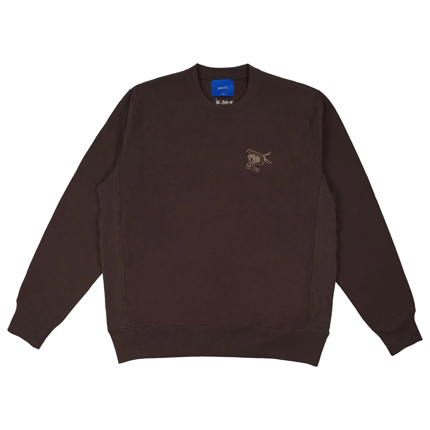 Pearl Western Pleasures Crewneck Sweatshirt Chocolate Brown crewnecks Pearl 