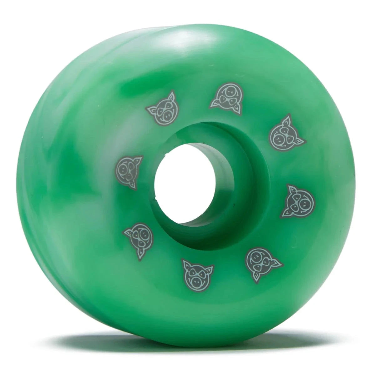 Pig Conical Swirl Wheels Green 99A 53MM wheels Pig 