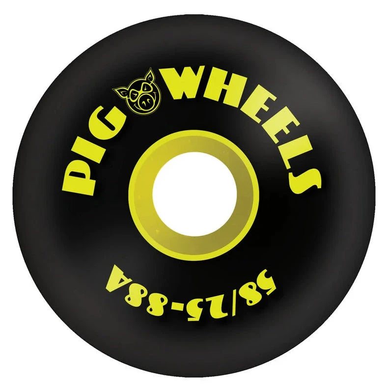 Pig RT's Wheels Black 88A 58MM wheels Pig 