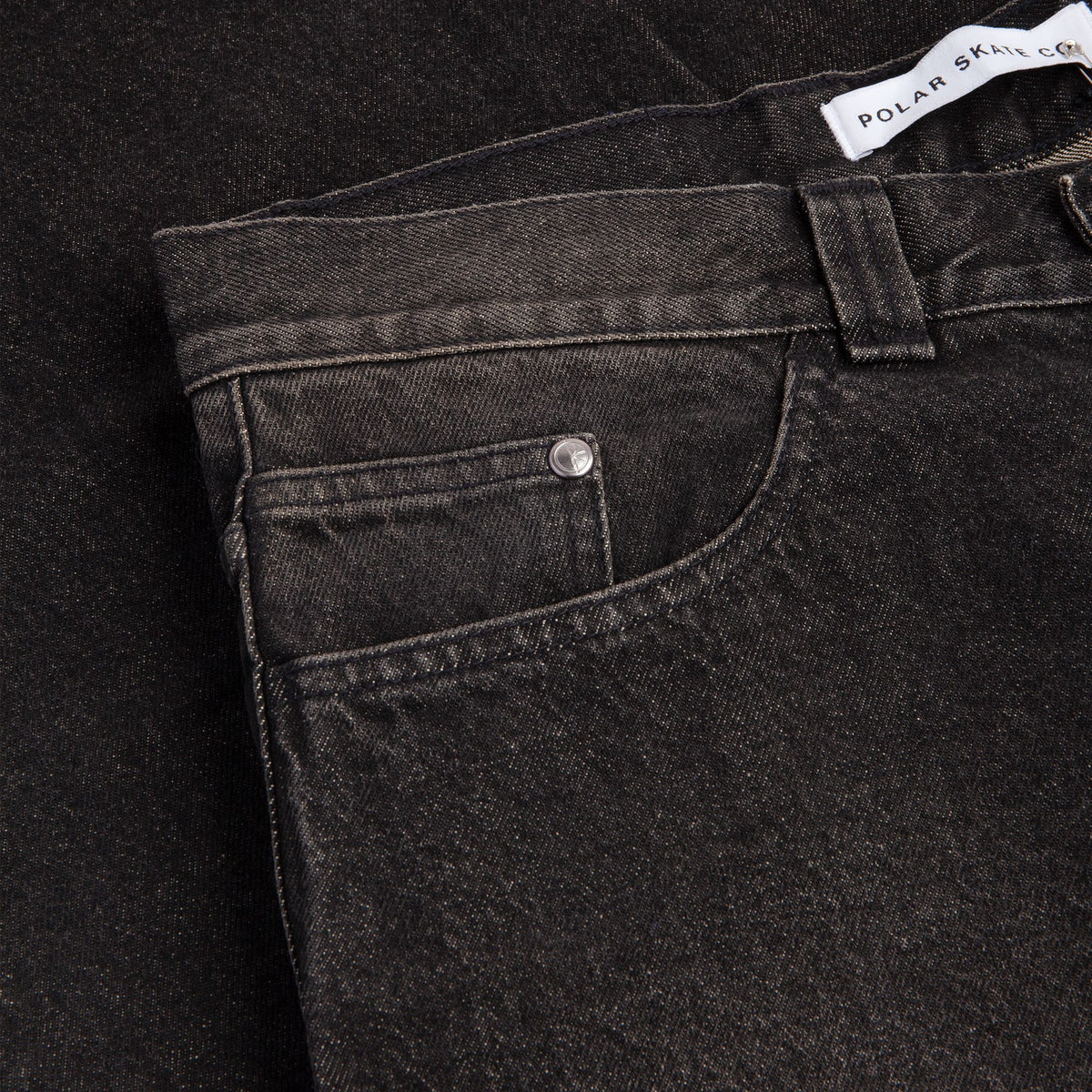 Polar 93! Denim Pants Dirty Black pants Polar Skate Co 