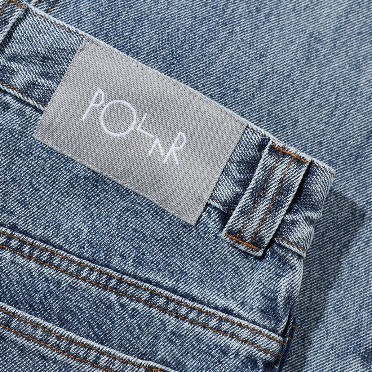 Polar 93! Denim Pants Heavy Washed Blue Pants Polar Skate Co 