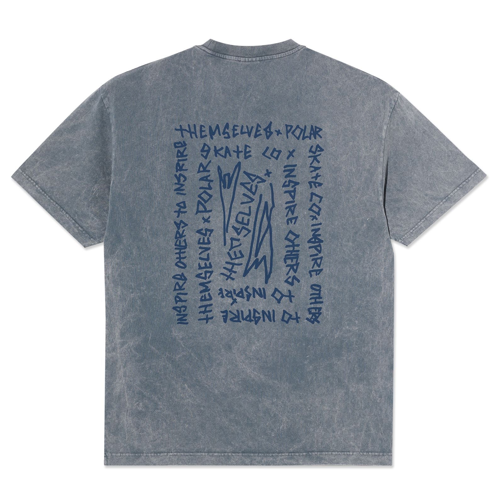 Polar Acid Tee IOTIT Grey Tees Polar Skate Co 