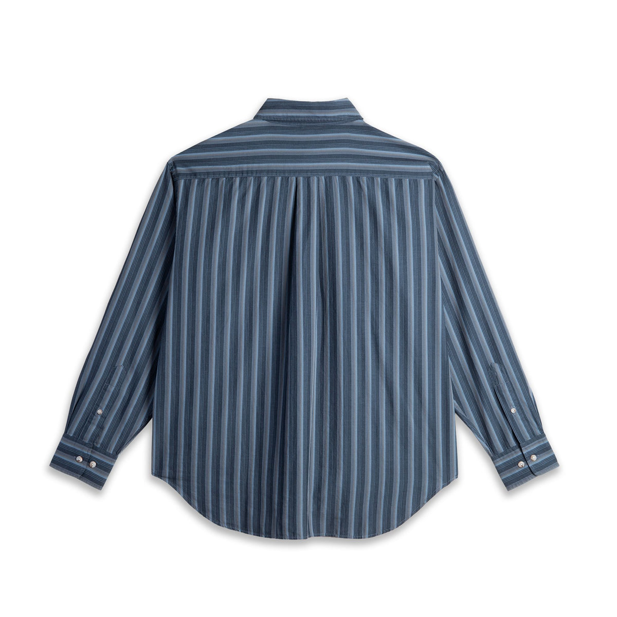 Polar Ben Shirt Blue Stripe shirts Polar Skate Co 
