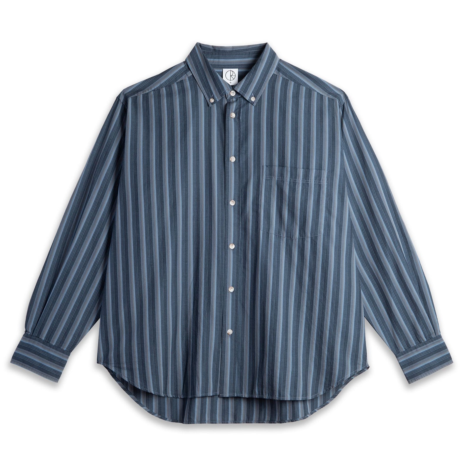Polar Ben Shirt Blue Stripe shirts Polar Skate Co 