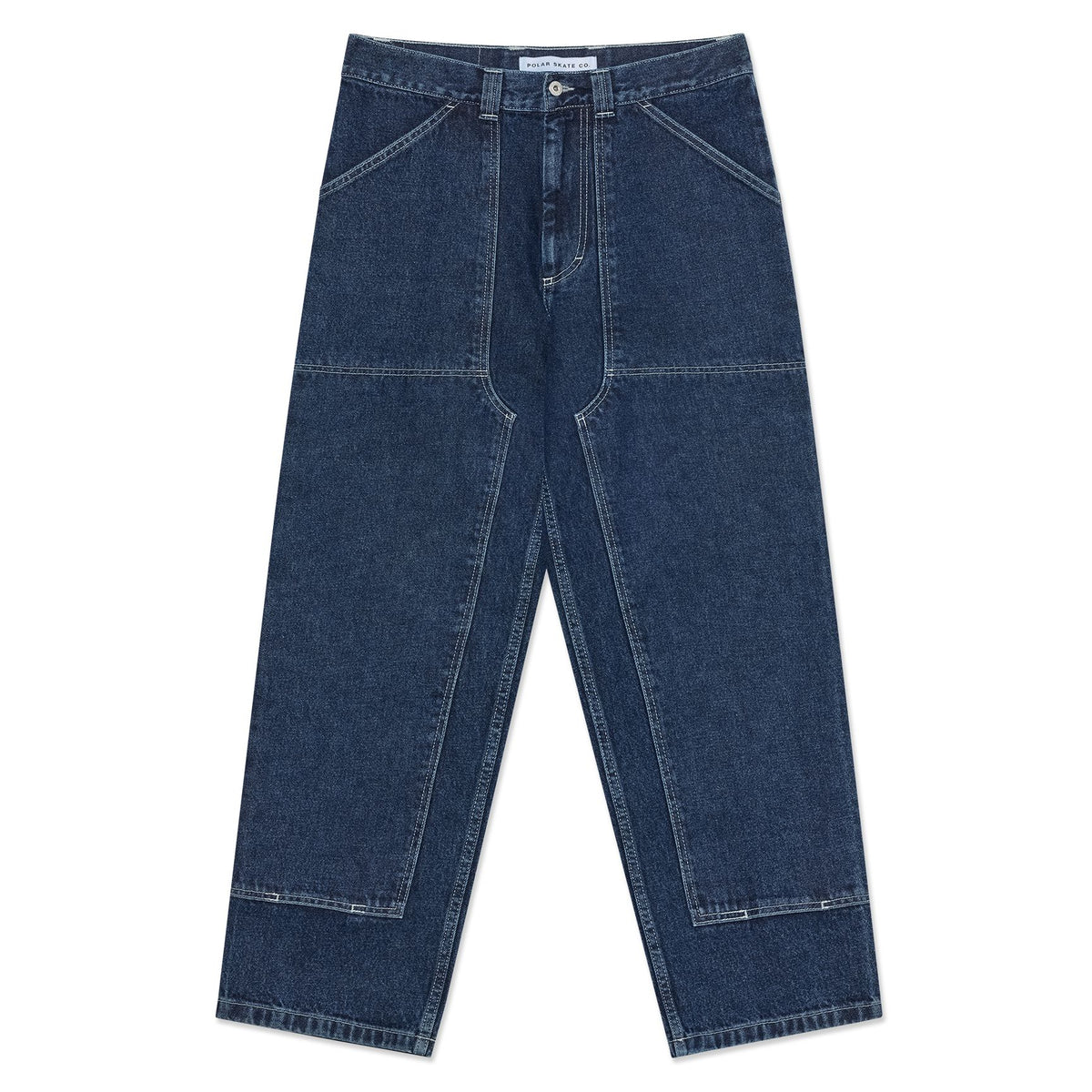 Polar Big Boy Chaps Work Denim Pants Indigo Pants Polar Skate Co 