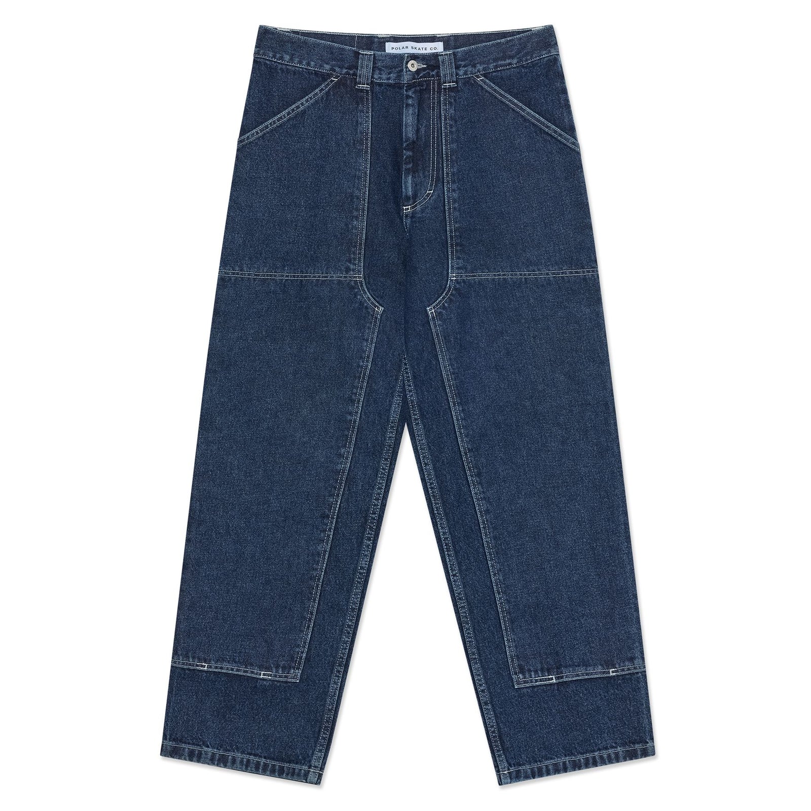 Polar Big Boy Chaps Work Denim Pants Indigo Pants Polar Skate Co 
