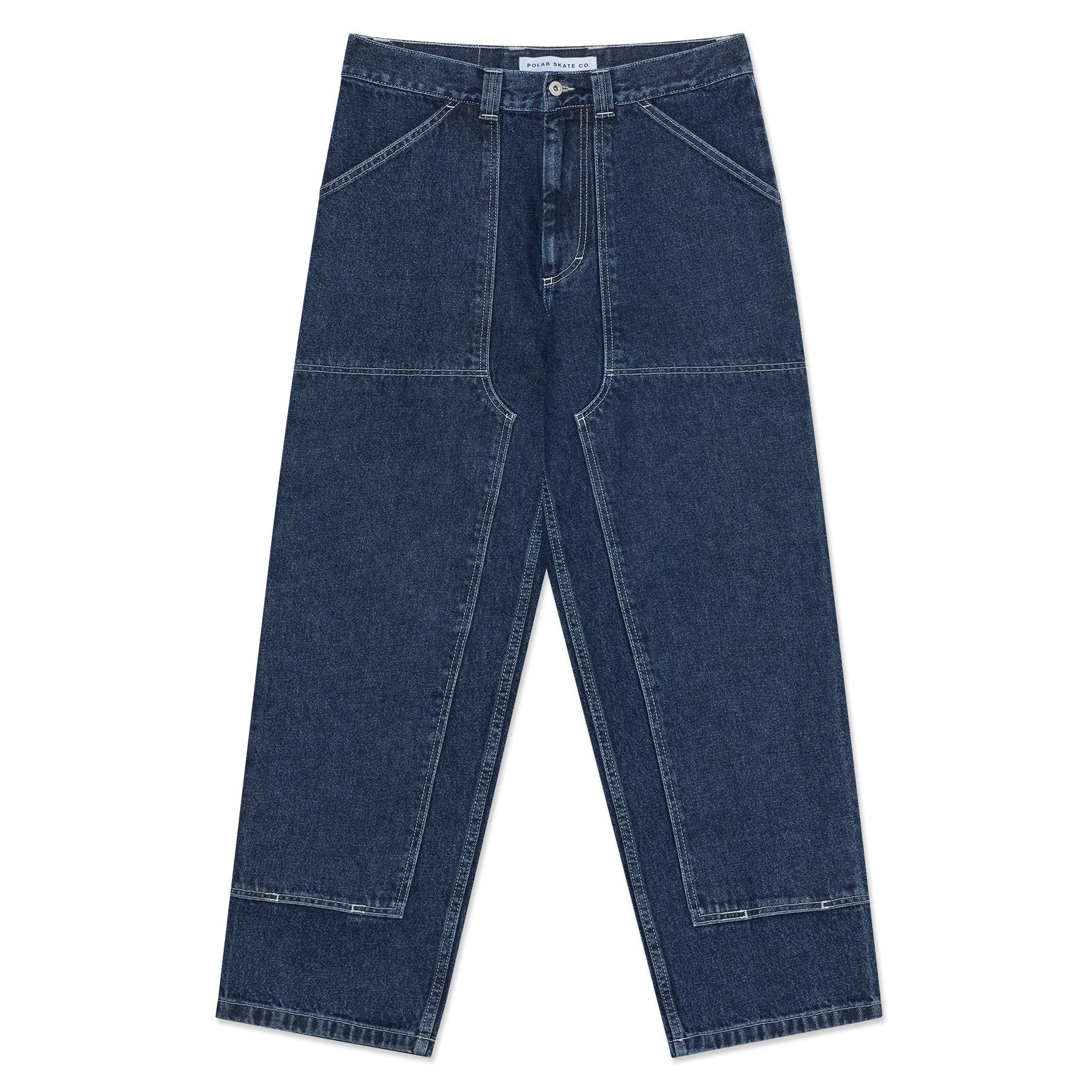 Polar Big Boy Chaps Work Denim Pants Indigo Pants Polar Skate Co 