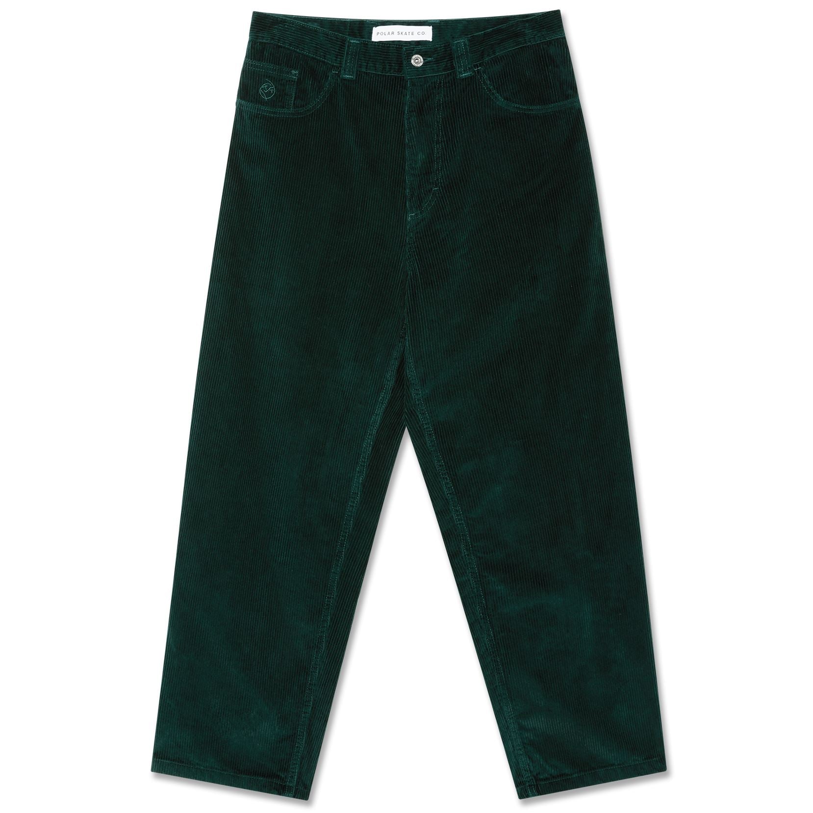 Polar Big Boy Cord Pants Dark Emerald Pants Polar Skate Co 