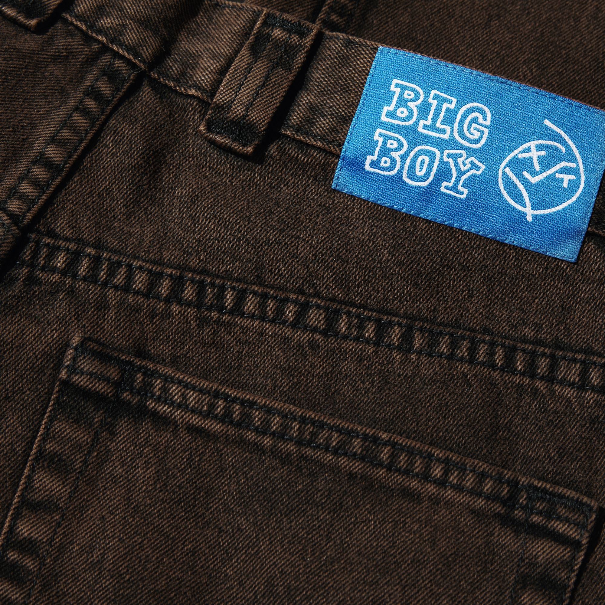 Polar Big Boy Denim Jeans Brown Black - Coureur Goods