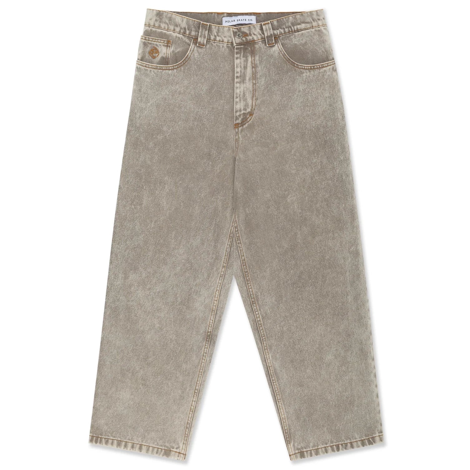 Polar Big Boy Denim Pants Acid Beige Pants Polar Skate Co 