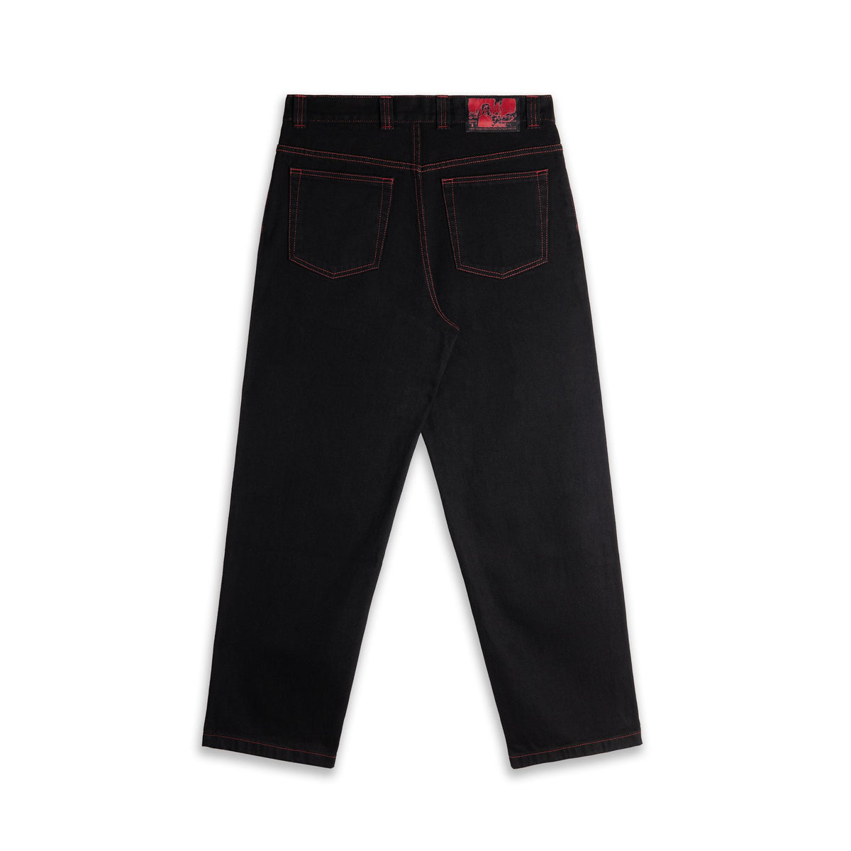 Polar Big Boy Denim Pants Apocalypse Nun Black/Red pants Polar Skate Co 
