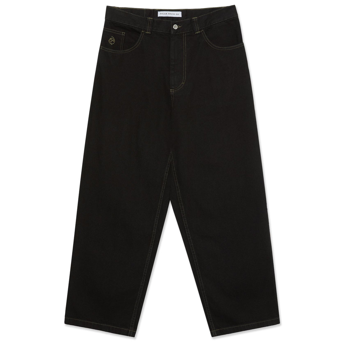 Polar Big Boy Denim Pants Black/Dark Olive Pants Polar Skate Co 
