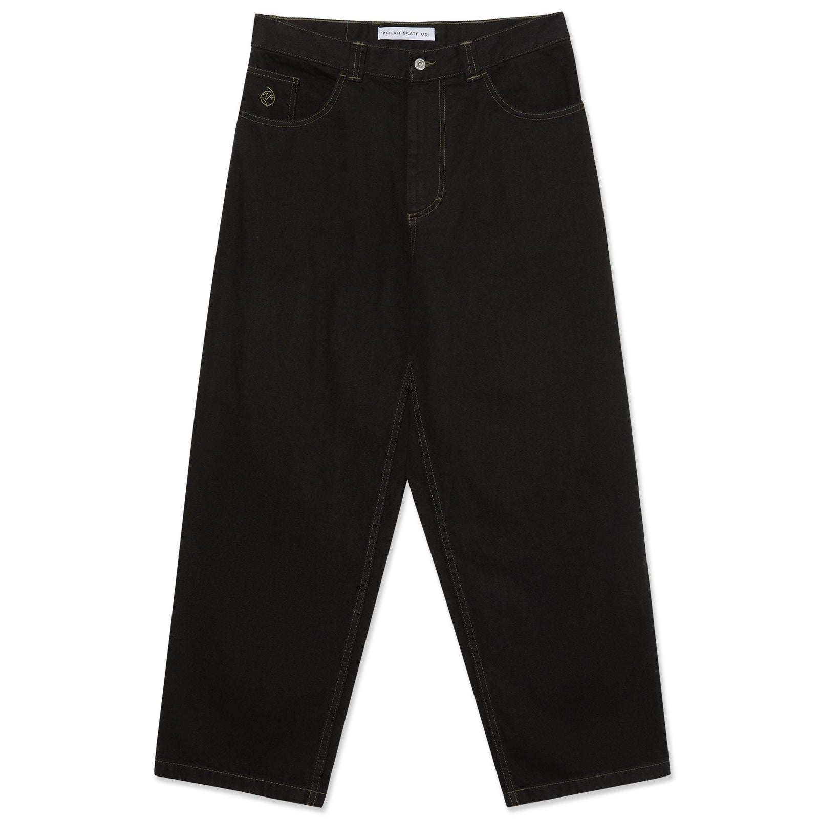 Polar Big Boy Denim Pants Black/Dark Olive Pants Polar Skate Co 