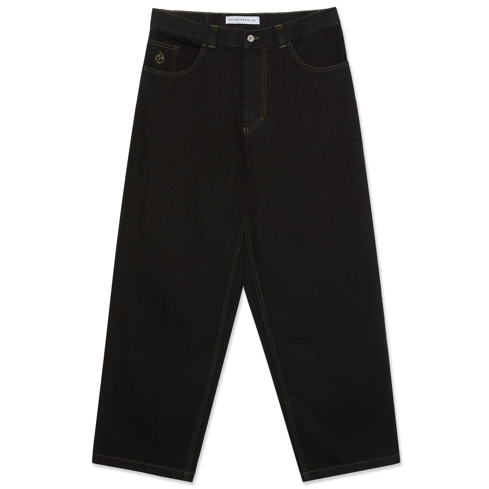 Polar Big Boy Denim Pants Black/Dark Olive Pants Polar Skate Co 