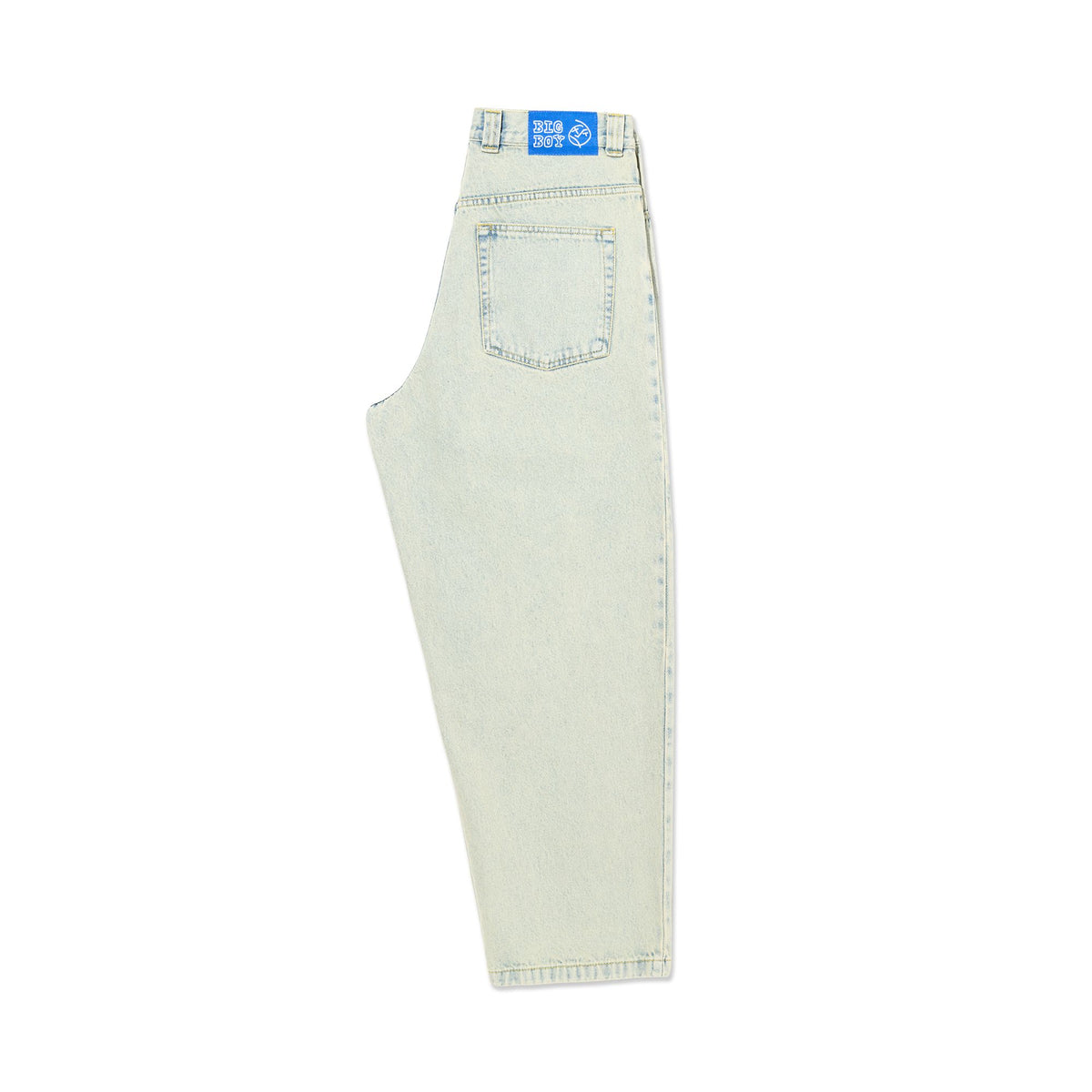Polar Big Boy Denim Pants Dirty Light Blue Pants Polar Skate Co 