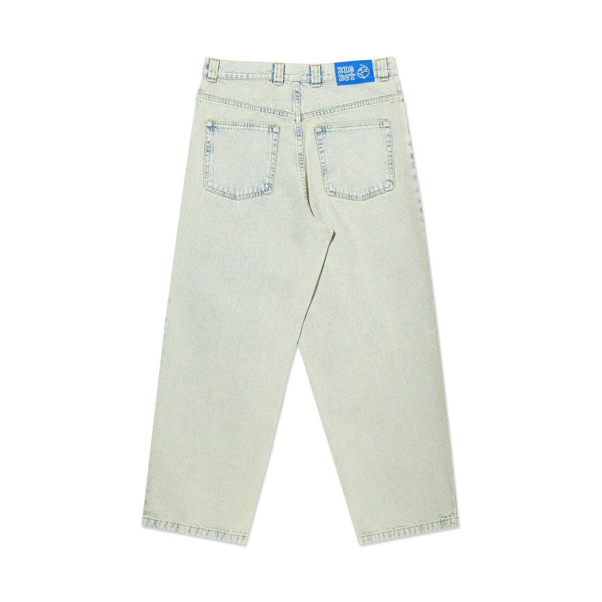 Polar Big Boy Denim Pants Dirty Light Blue Pants Polar Skate Co 