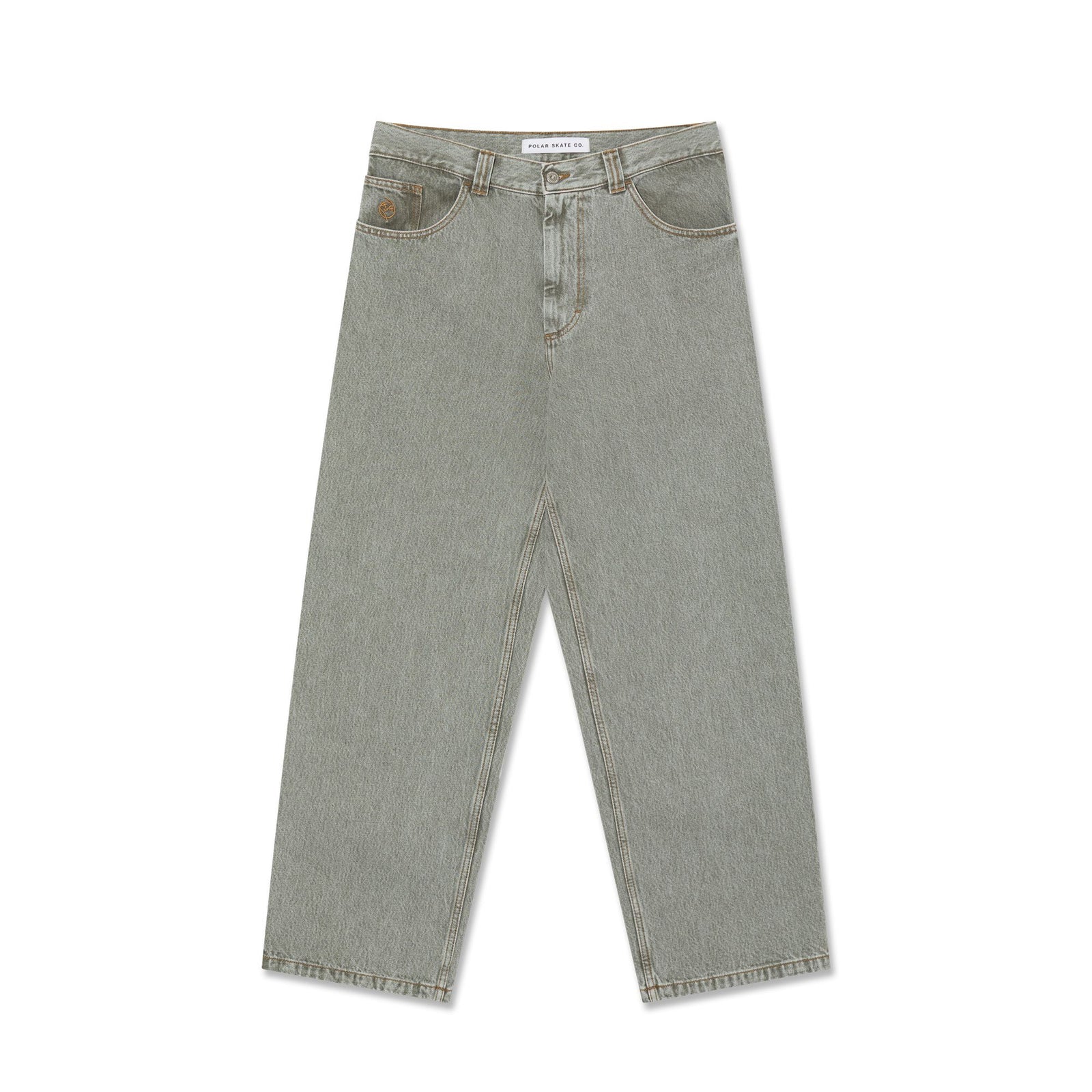 Polar Big Boy Denim Pants Eucalyptus Pants Polar Skate Co 