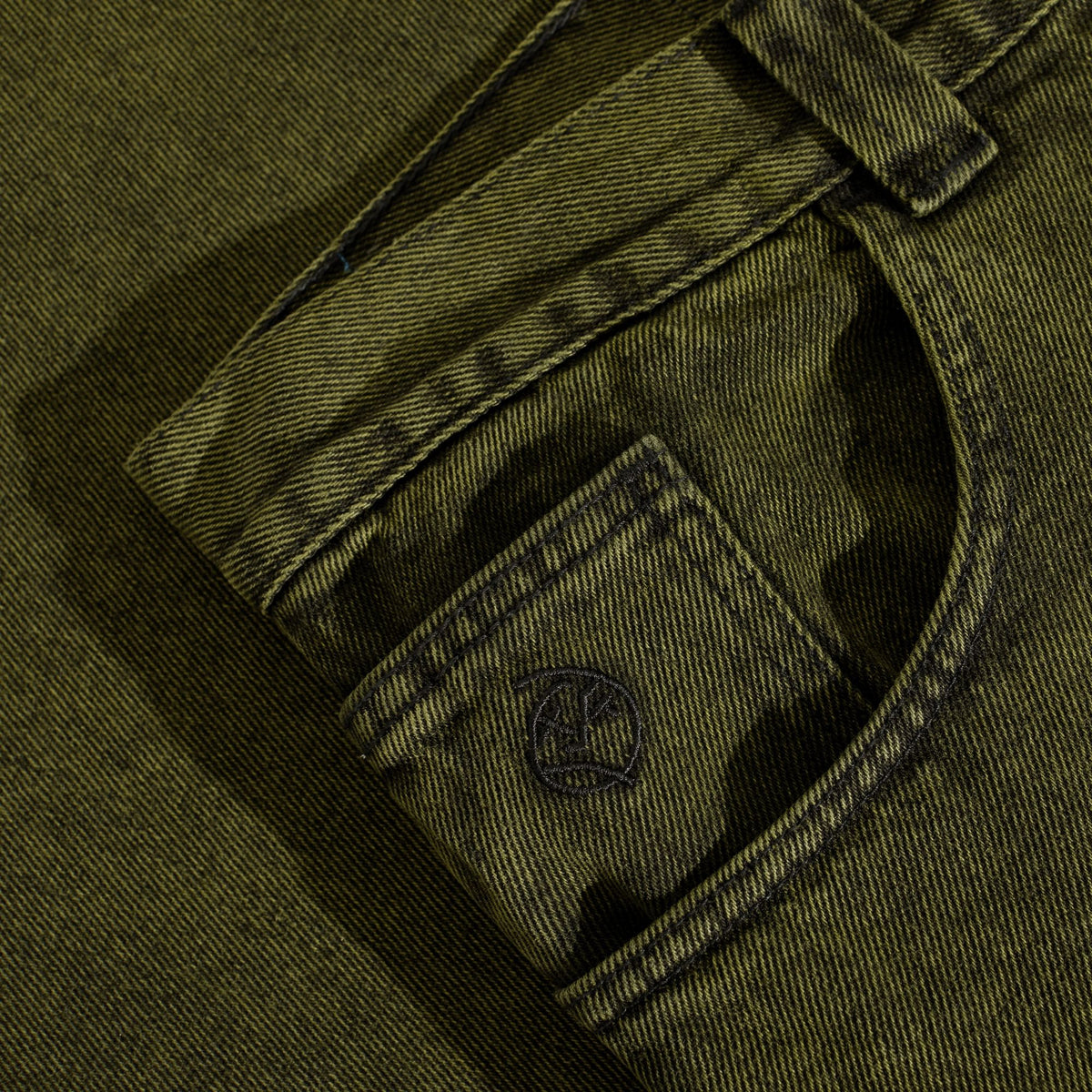 Polar Big Boy Denim Pants Green/Black Pants Polar Skate Co 