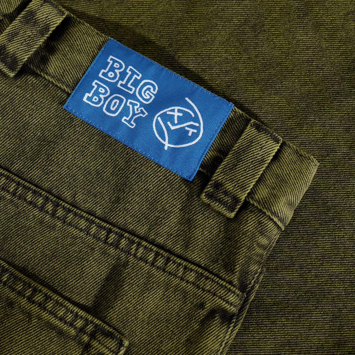 Polar Big Boy Denim Pants Green/Black Pants Polar Skate Co 