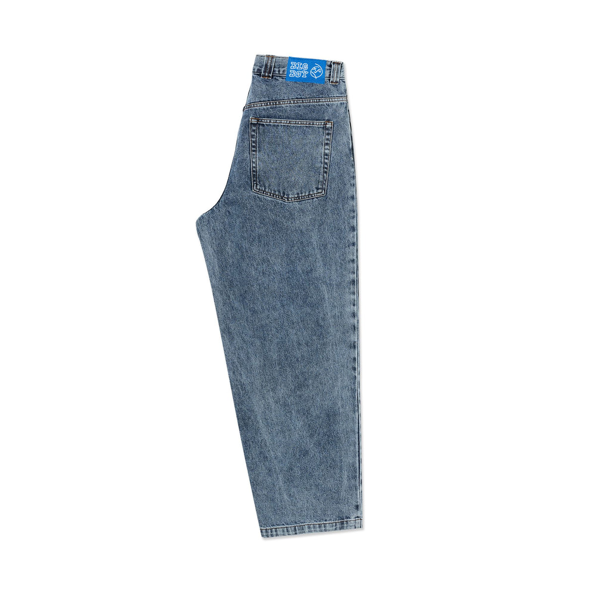Polar Big Boy Denim Pants Heavy Washed Blue Pants Polar Skate Co 