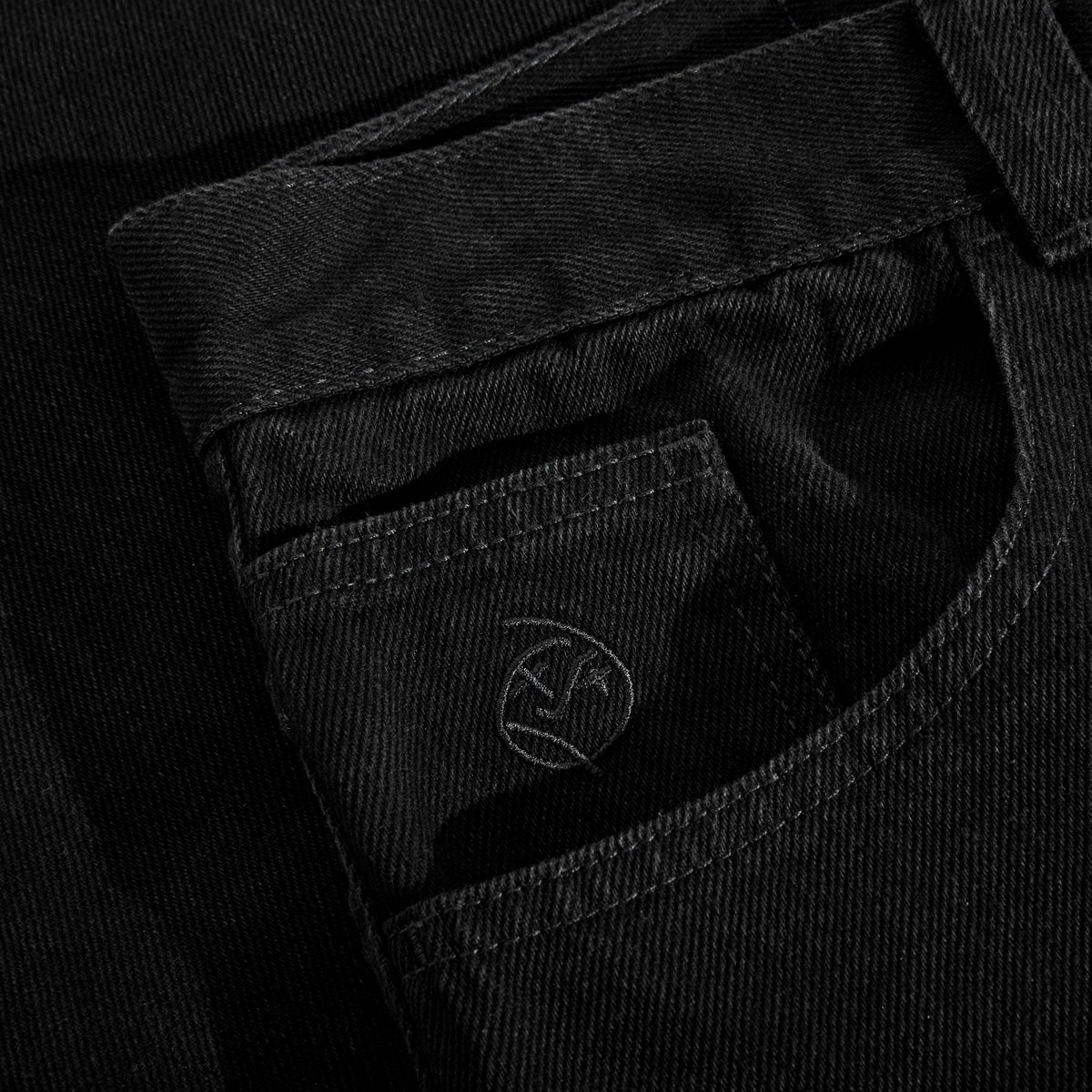 Polar Big Boy Denim Pants Pitch Black Pants Polar Skate Co 